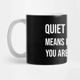 Quiet quitting means doing what you are paid to do Mug